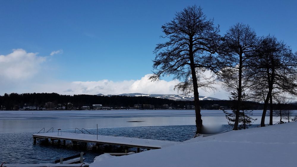 Klopeiner See im Winter