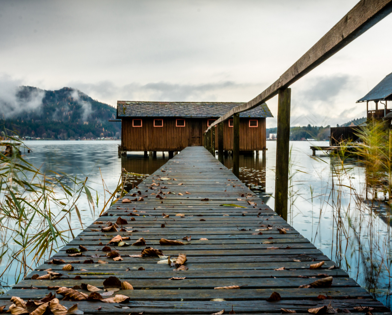 Klopeinersee die Badehütte