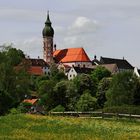 Kloster Andechs , Bild leicht überarbeitet.