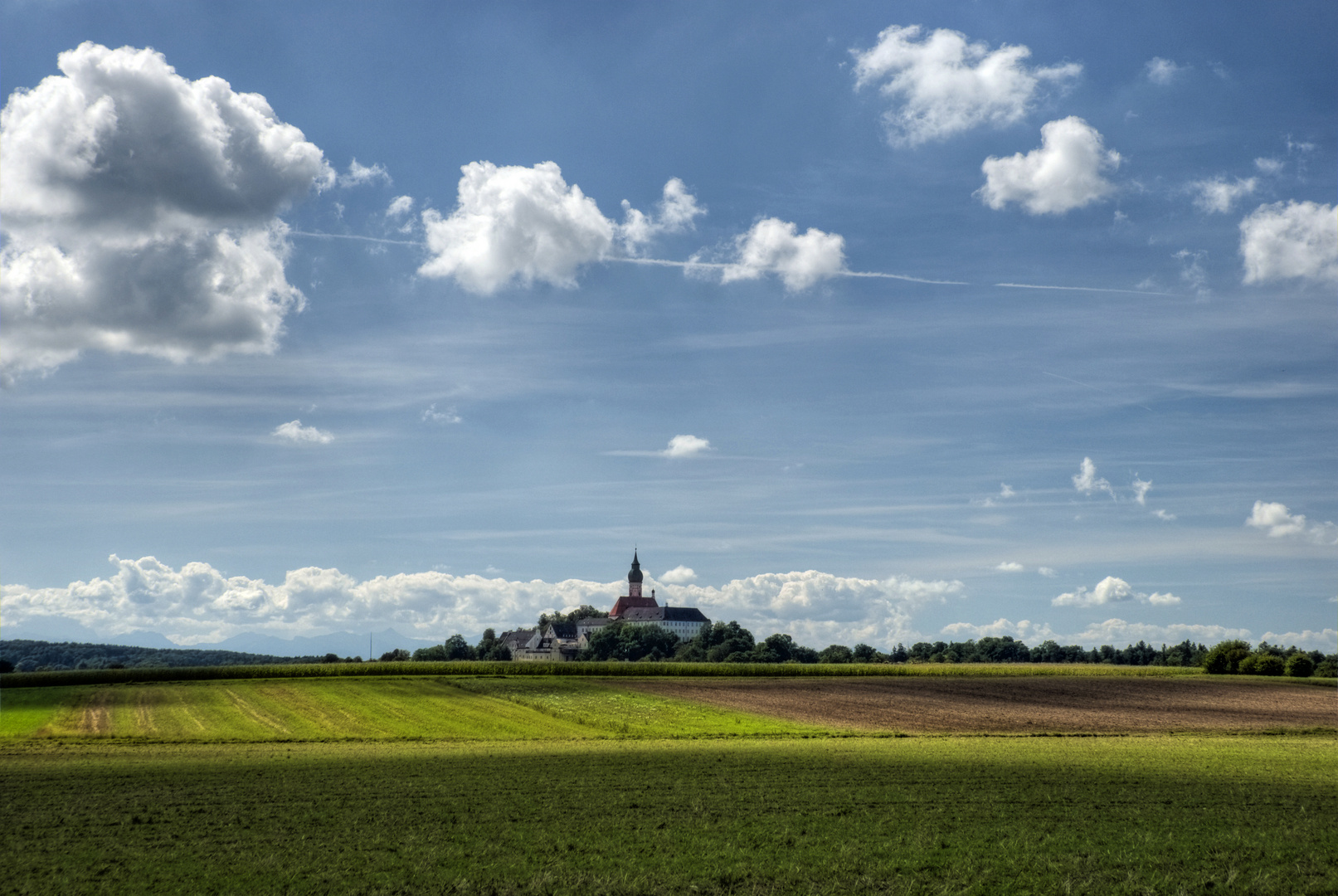 Kloster Andechs im Spätsommer