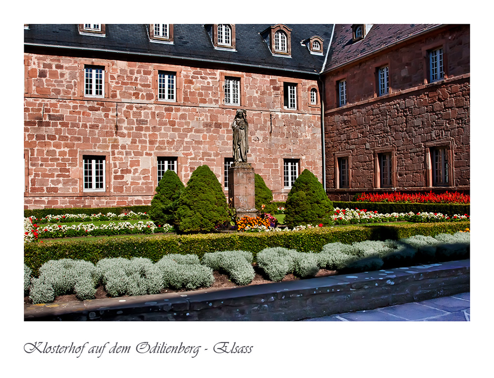 Kloster auf dem Odilienberg....