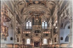 Kloster Benediktbeuern Innenansicht III Orgel