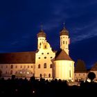 Kloster Benediktbeuern während der blauen Stunde