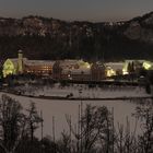 Kloster Beuron im Mondlicht