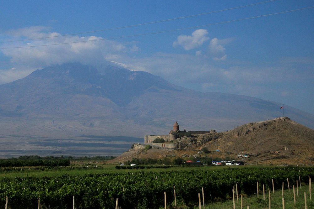 Kloster Chor Virap  vor dem Ararat