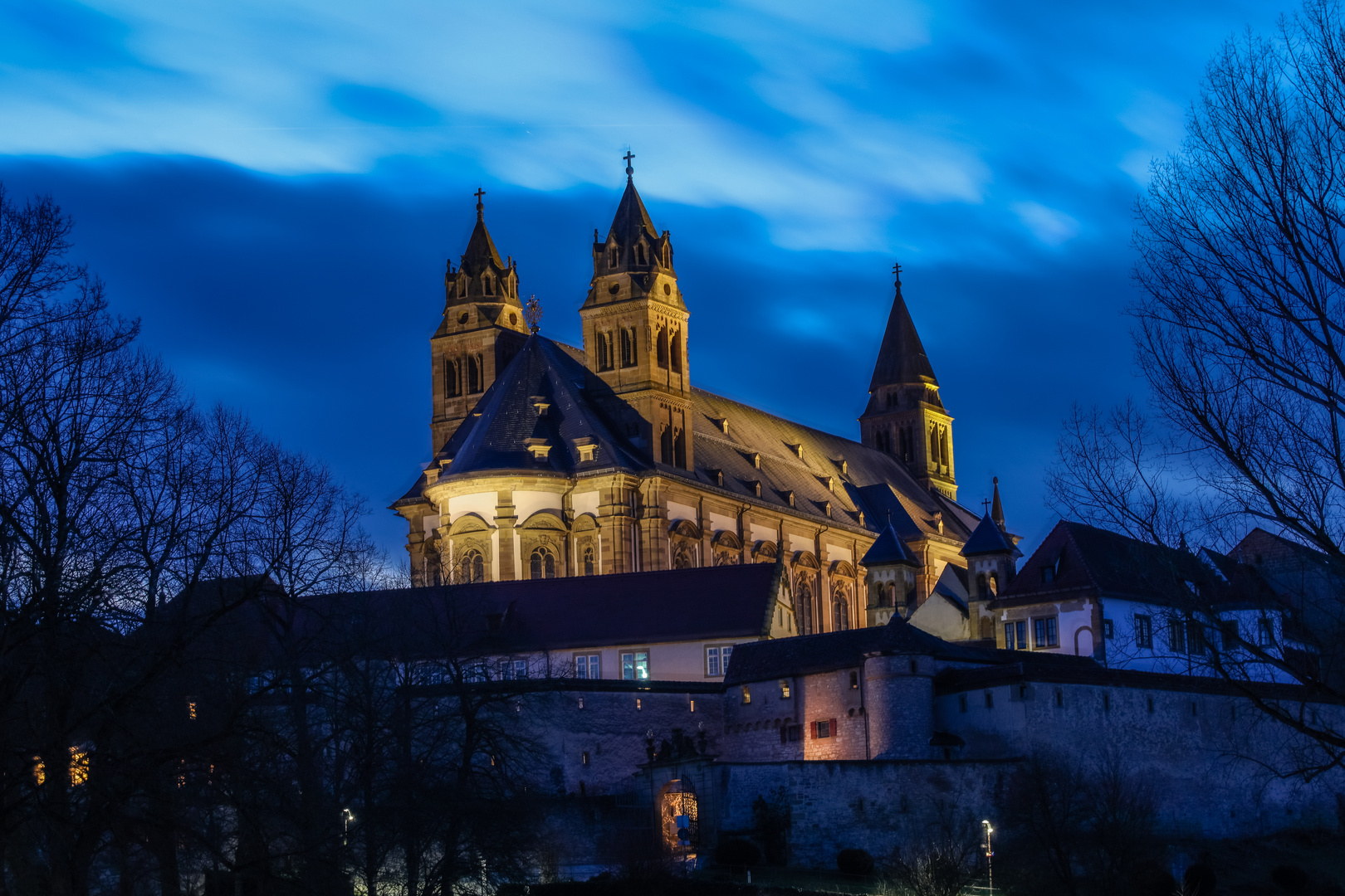 Kloster Comburg II zur blauen Stunde