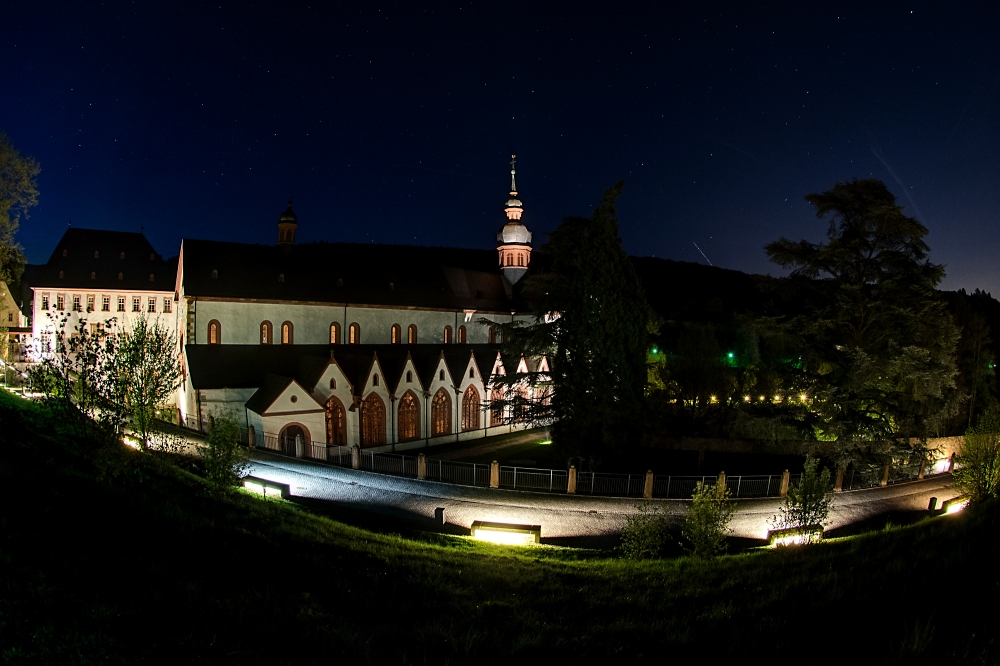 Kloster Eberbach bei Nacht 2