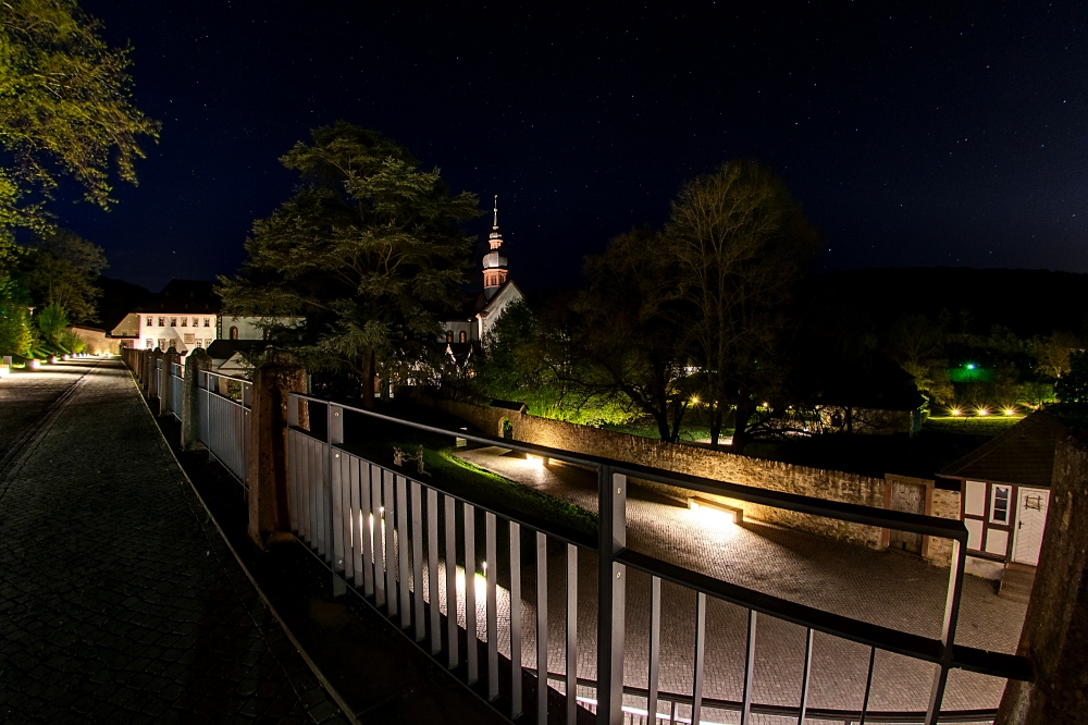 Kloster Eberbach bei Nacht 3