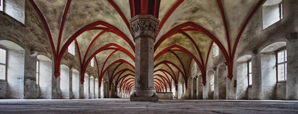 Kloster Eberbach, das Mönchsdormitorium