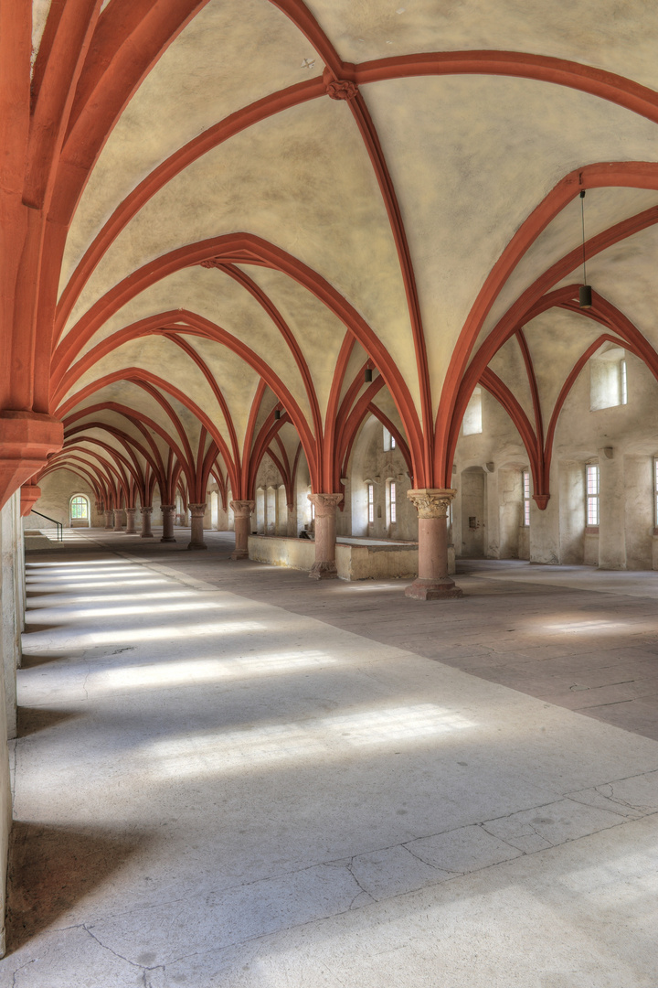 Kloster Eberbach - Dormitorium der Mönche
