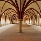 Kloster Eberbach, hier sehen wir das Mönchsdormitorium (Schlafsaal) 72m lang