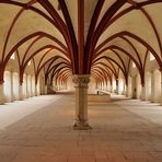 Kloster Eberbach, hier sehen wir das Mönchsdormitorium (Schlafsaal) 72m lang