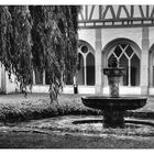 Kloster Eberbach im Regen