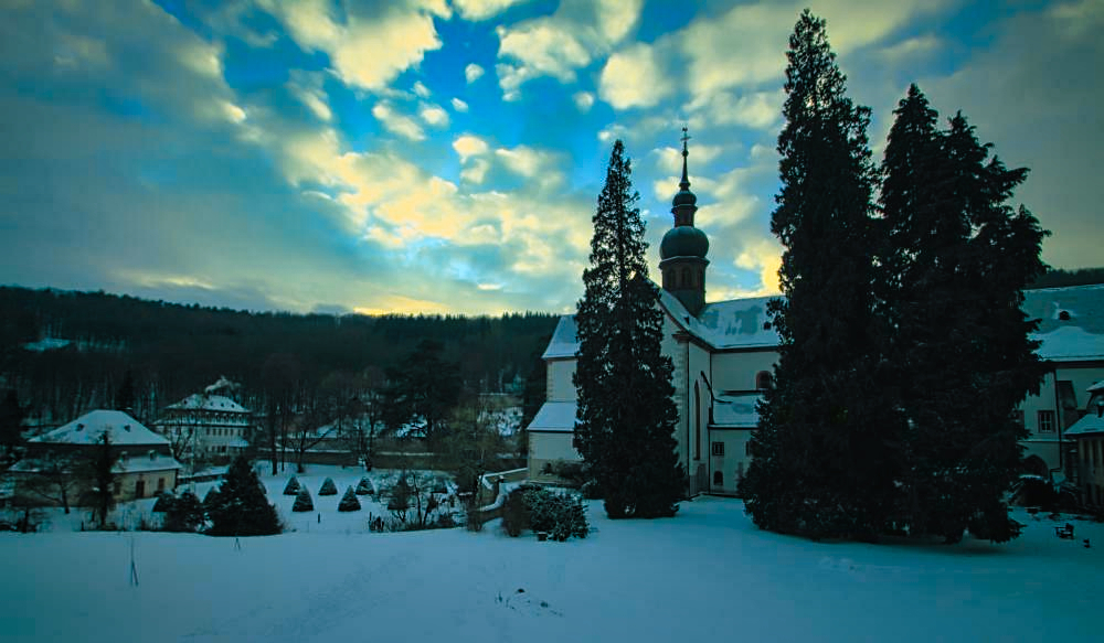 Kloster Eberbach im Winter