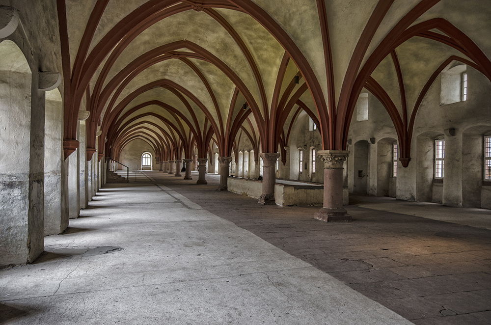 Kloster Eberbach - Schlafsaal der Mönche