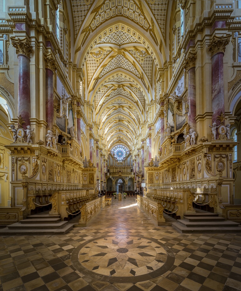 Kloster Ebrach "Blick nach Westen"