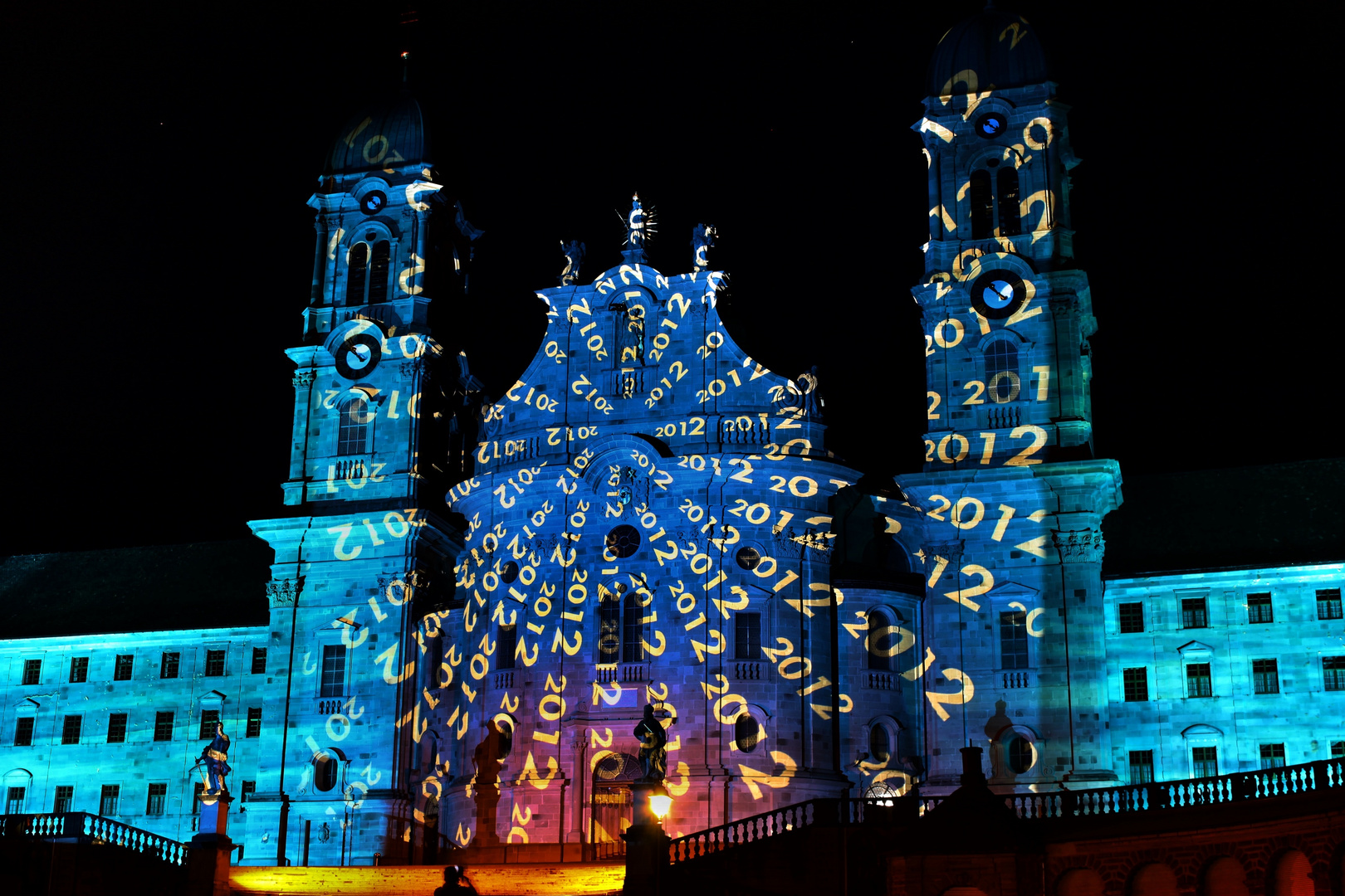 Kloster Einsiedeln (beleuchtet by Gerry Hofstetter)