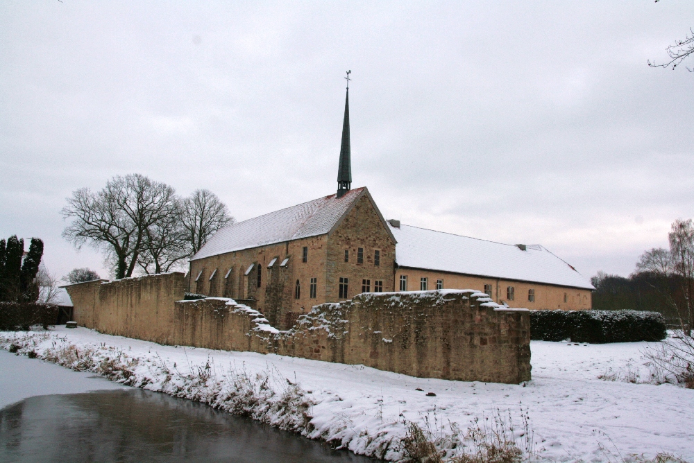 Kloster Gravenhorst im Schnee