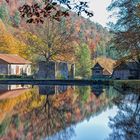 Kloster Grünau (Kartause Neuzell) an einem wunderschönen Herbsttag