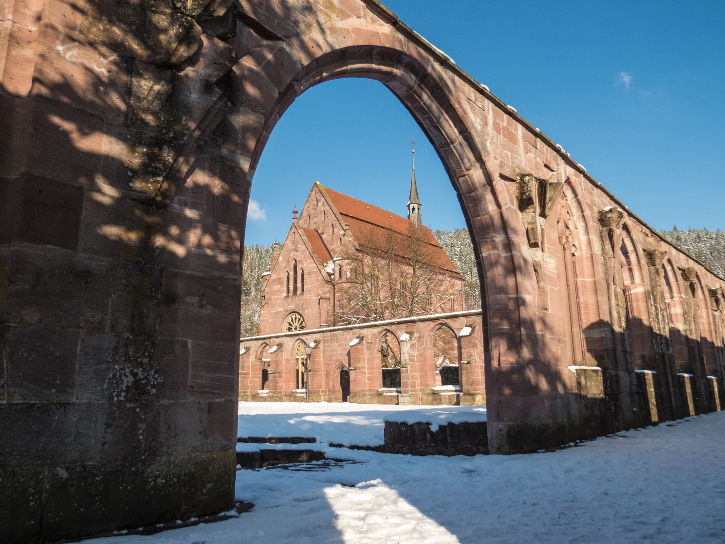 Kloster Hirsau im Winter