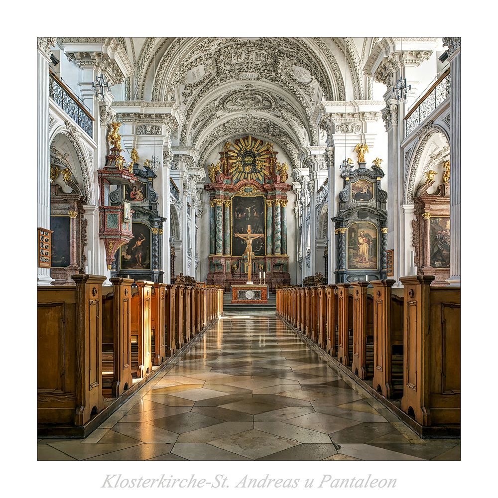 Kloster Hofen " der Blick zum Chor..."