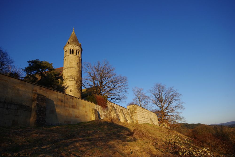 Kloster im Abendlicht