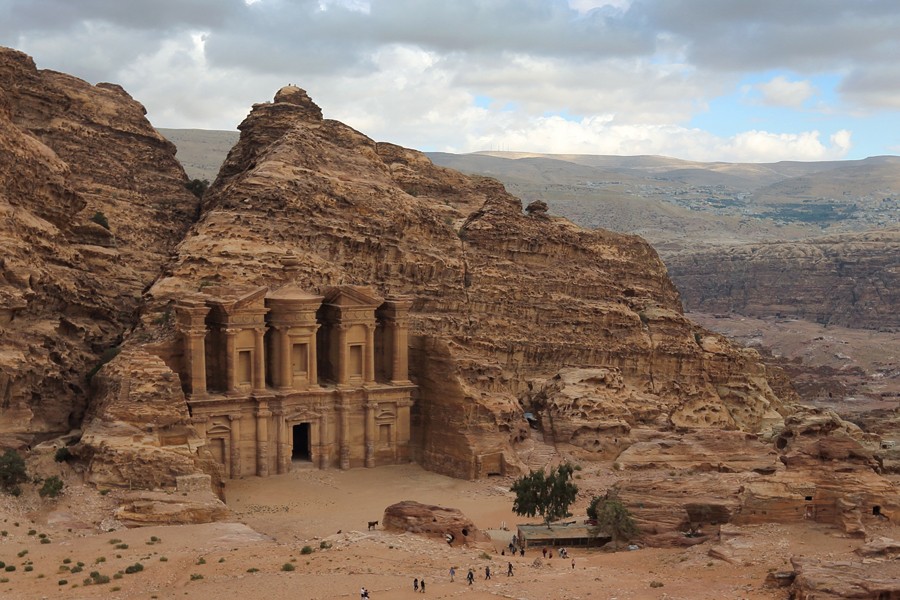 Kloster in Petra, Jordanien