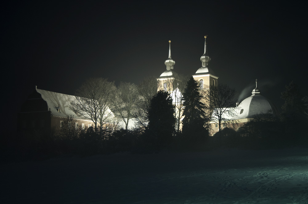 Kloster Kamp bei minus 14 Grad