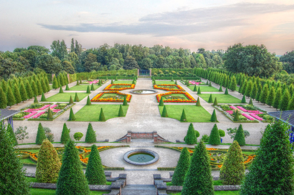 Kloster Kamp Garten Foto &amp; Bild bearbeitungs techniken