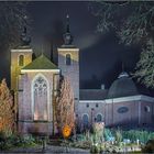 Kloster Kamp Lintfort bei Nebel und im rechten Licht