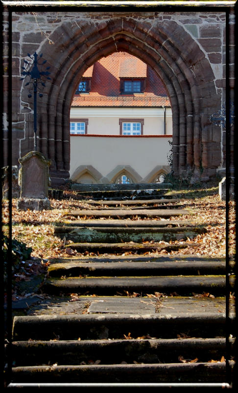 Kloster Kirchberg- Friedhoftreppe reloaded