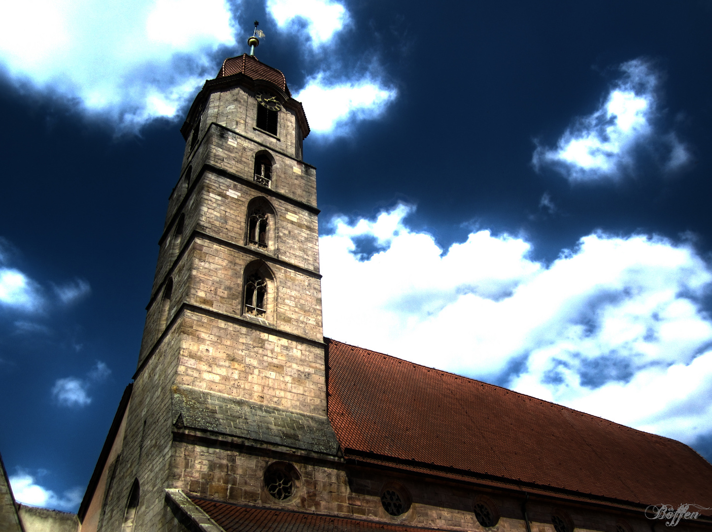 Kloster Langenzenn in HDR