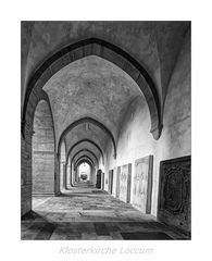 Kloster Loccum "Blick in den Seitenschiff..."