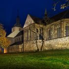 Kloster Marienberg zur Nacht