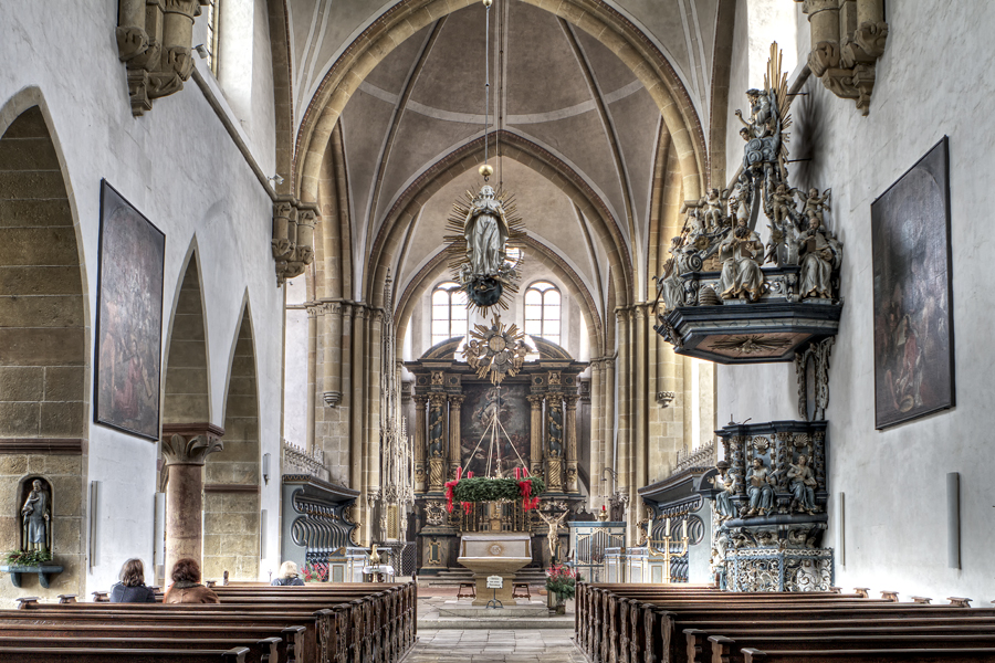 Kloster Marienfeld im Advent