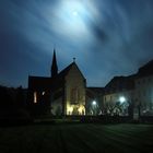 Kloster Marientatt bei Nacht und Vollmond 2