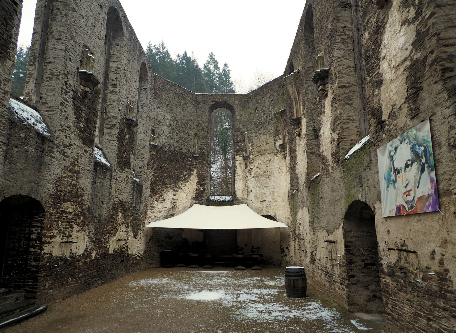 Kloster Marienthal .... Ruine...