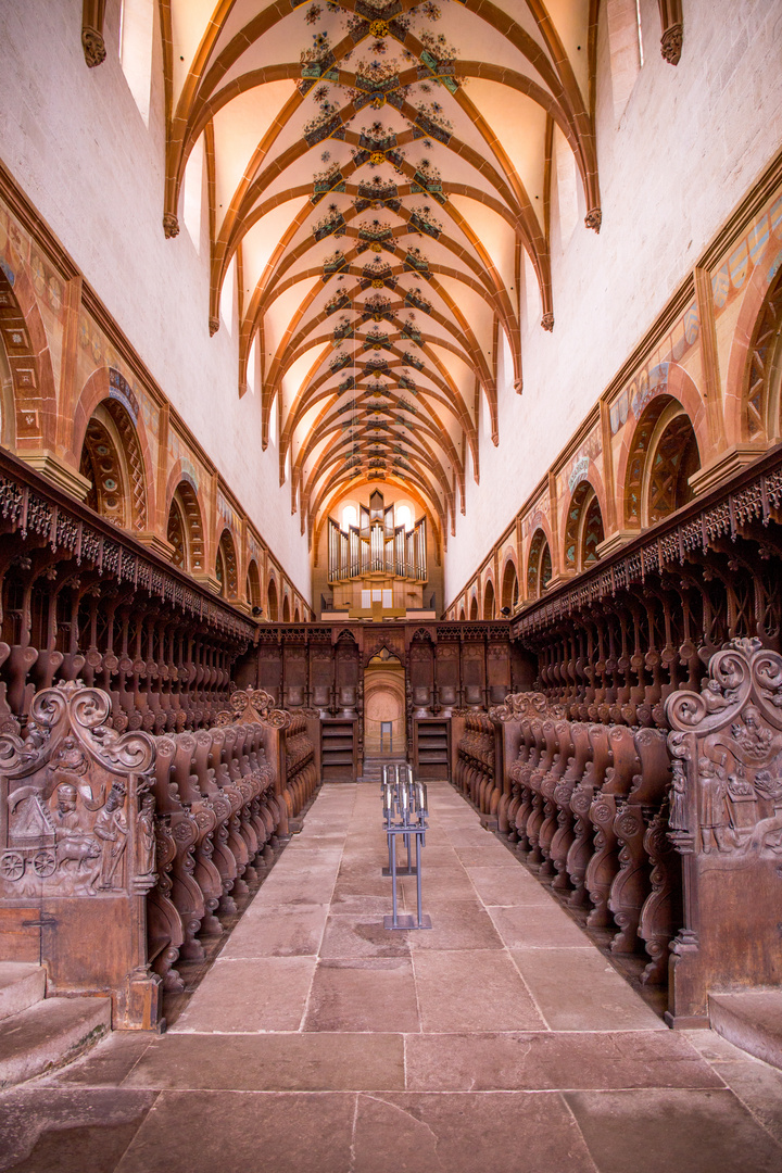 Kloster Maulbronn (3) - Mönchschor in der Klosterkirche