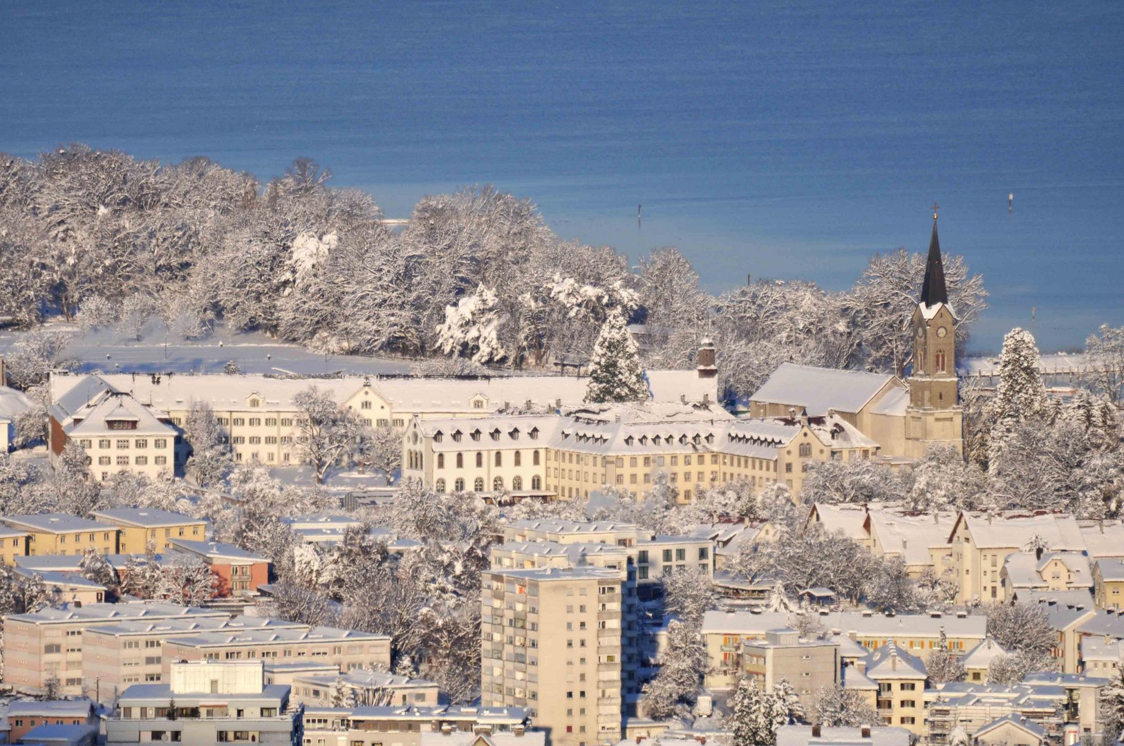 Kloster Mehrerau im Winter