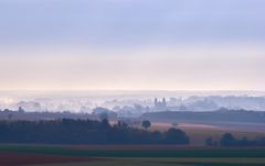 Kloster Münster Schwarzach im Morgennebel