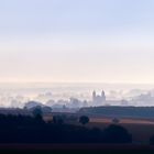 Kloster Münster Schwarzach im Morgennebel