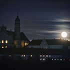 Kloster Neresheim bei Mondschein