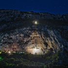 Kloster Ostrog bei Nacht 