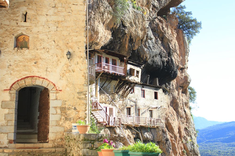 Kloster Prodomou in der Louisos-Schlucht