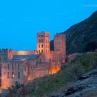 Kloster Sant Pére de Rodes nach Sonnenuntergang