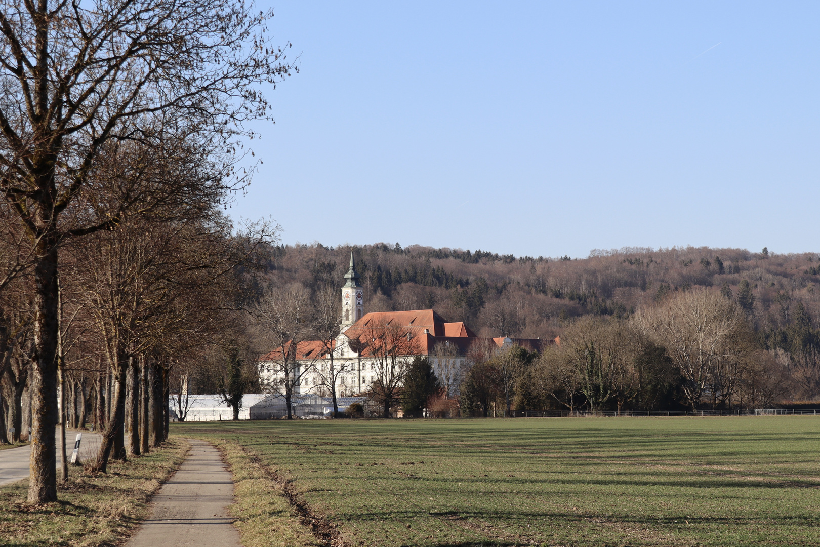 Kloster Schäftlarn im Winter