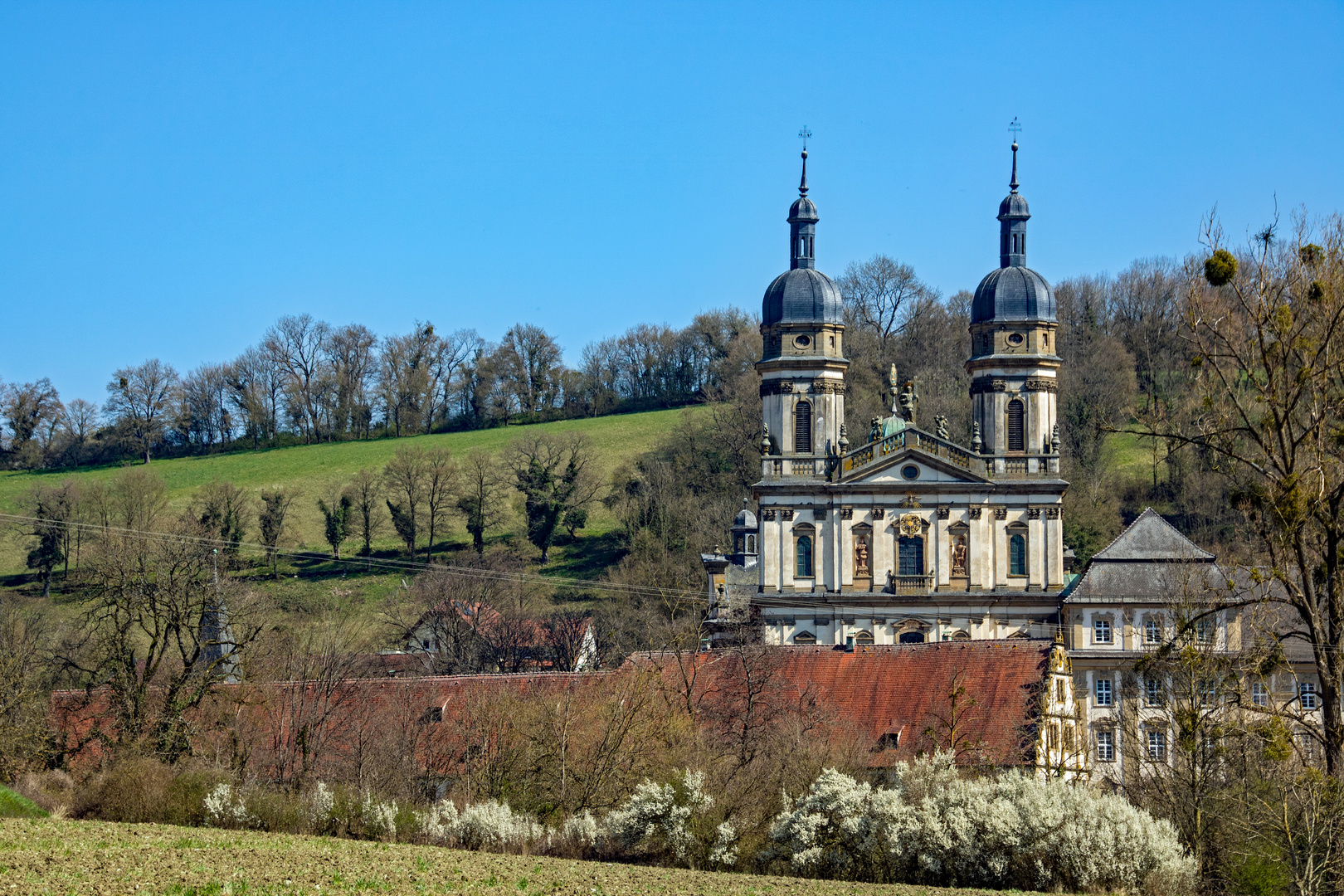 Kloster Schöntal im Frühling 2020