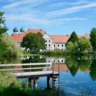 Kloster Seeon an einem sonnigen Augustsamstag