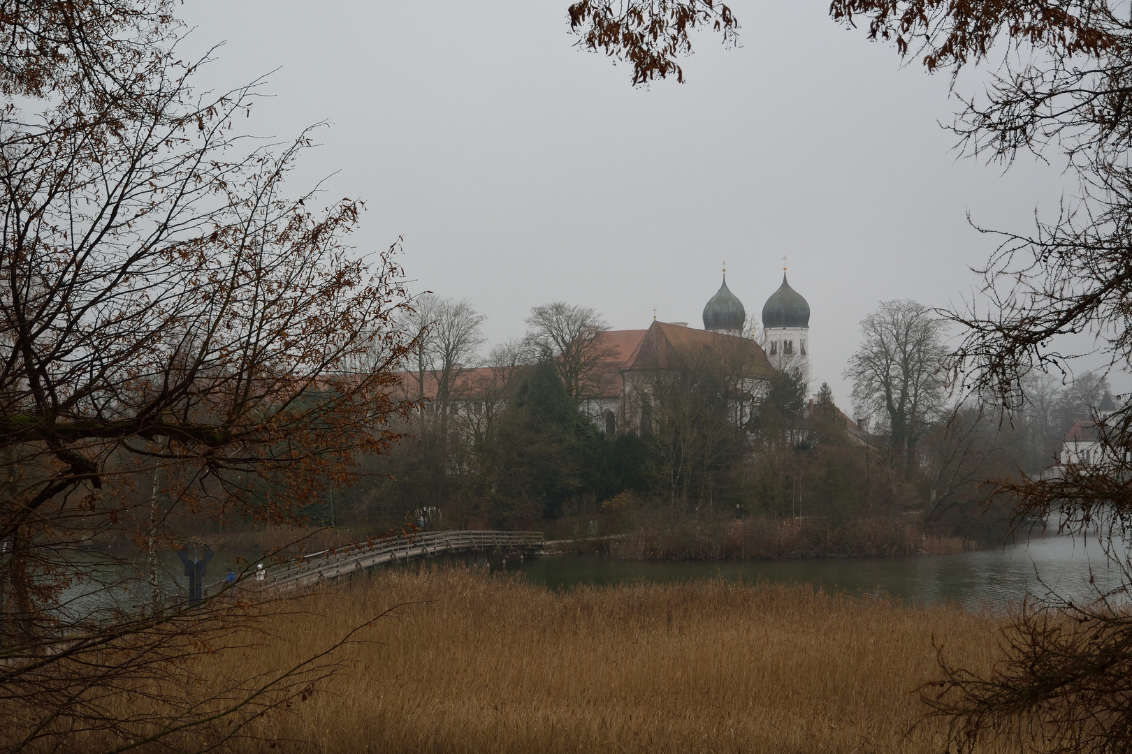 Kloster Seeon an einem trüben Tag