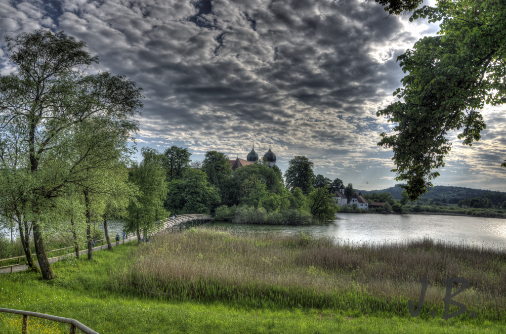 Kloster Seeon, Ansicht von Norden